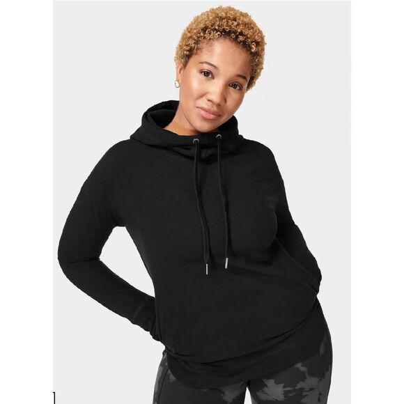 Sweaty Betty Tops - Sweaty Betty NWT Escape Luxe Hoodie Black